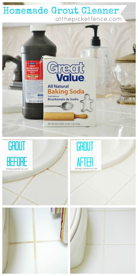 Dirty Little Secrets… Bath Cleaner, Cleaning Sinks, Homemade Grout Cleaner, Diy Bathroom Cleaner, Diy Cleaner, Nyttige Tips, Săpunuri Handmade, Cleaning Tricks, Deep Cleaning Tips