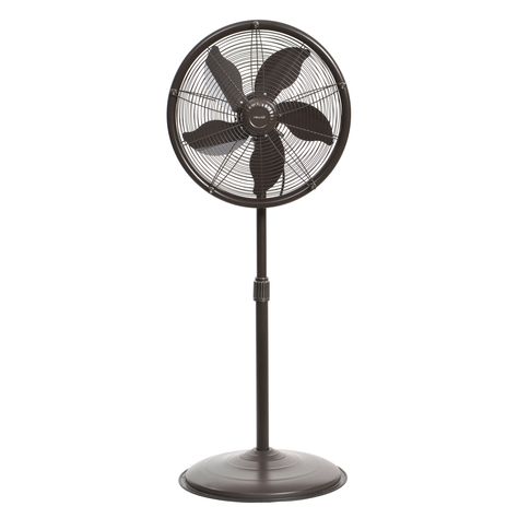 NewAir AF-600 All-Metal 600 Sq Ft 18" Oscillating Outdoor Misting Fan - Walmart.com - Walmart.com Outdoor Misting Fan, Misting Fan, Backyard Area, Standing Fans, Portable Fans, Pedestal Fan, Metal Fan, Outdoor Fan, Fan Speed