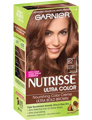 Ultra Color B2 - Reddish Brown Brown Box Hair Dye, Red Brown Hair Dye, Honey Brown Hair Dye, Brown Hair Dyed Red, Pelo Color Caramelo, Boxed Hair Color, Reddish Brown Hair Color, Box Hair Dye, Red Brown Hair Color