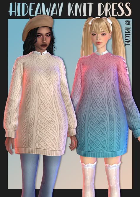 Sims 4 Dresses, Sims4 Clothes, 20s Fashion, Cute Hoodie, Sims 4 Cas, Sims 4 Cc Finds, Dress Out, Sims 4 Clothing, The Sims4