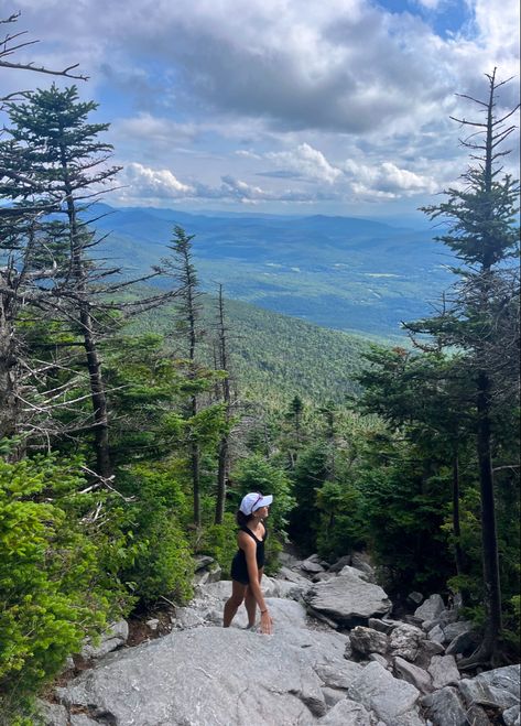 Vermont Mountains Aesthetic, Vermont Aesthetic Summer, Hiking Trail Aesthetic, Mountain Life Aesthetic, Vermont Aesthetic, Vermont Hiking, Mountain Hiking Aesthetic, Northern Attitude, Visual Manifestation