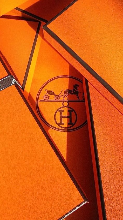 Hermes Poster, Hermes Packaging, Luxury Brand Packaging, Louis Vuitton Iphone Wallpaper, Chanel Wallpapers, Hipster Background, Rich Luxury, Art Deco Fabric, Hermes Orange