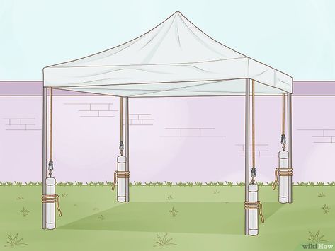 Weights For Tents Canopies Diy, Diy Tent Weights Craft Booths, Canopy Weights Diy Ideas, Pop Up Canopy Hacks, Pvc Wagon, Canopy Hacks, Tent Weights Diy, Scentsy Booth, Outdoor Upgrades