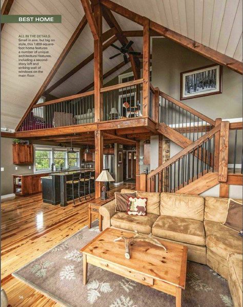 Small Barn Home, Post And Beam House, Beam House, Yankee Barn Homes, Barn House Kits, Barn House Interior, Metal Barn Homes, Small Barn, Pole Barn House Plans