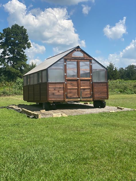 Yoderbilt Greenhouse Delivery Greenhouse Trailer, Yoderbilt Greenhouse, Double Dutch Doors, Mobile Greenhouse, Cozy Cubicle, Christmas In August, House Greenhouse, Dutch Doors, Diy Greenhouse Plans