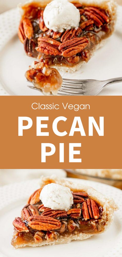 Pecan Pie Recipe No Corn Syrup, Easy Yeast Rolls Recipe, Vegan Pecan Pie Recipe, Vegan Fall Dessert, Easy Yeast Rolls, Vegan Pies Recipes, Yeast Rolls Recipe, Vegan Pecan Pie, Vegan Pecan