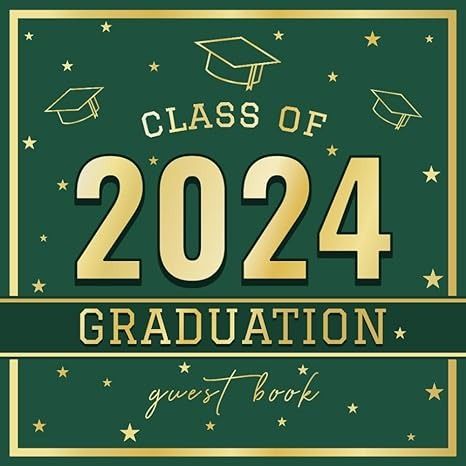 Class Of 2024 Graduation Guest Book: Sign In Book for Senior Graduate Party Celebration | Capture Guest Messages, Wishes & Photo Memories | Green & Gold School Colors: Clouds, Cebus: Amazon.com: Books Graduate Party, Graduation Guest Book, Graduation 2024, 2024 Graduation, Class Of 2024, Guest Book Sign, Photo Memories, Party Celebration, School Colors