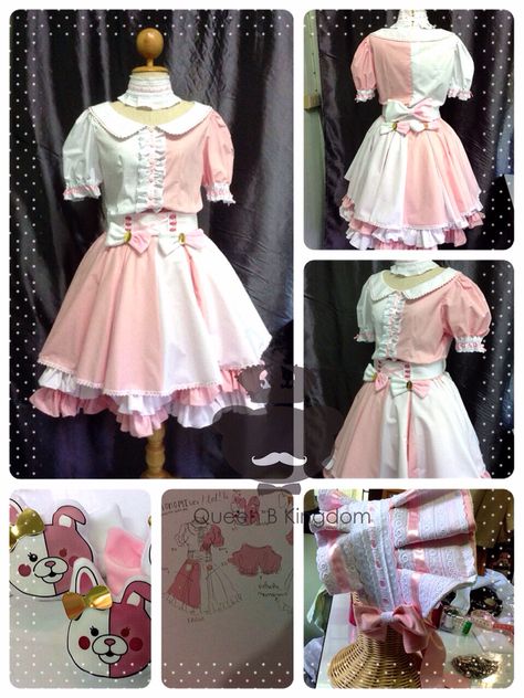 Monomi Cosplay, Monokuma Cosplay, Mona China, Masquerade Ideas, Dream Cosplay, Danganronpa Cosplay, Dont Hug Me Im Scared, Fnaf Cosplay, Game Animation