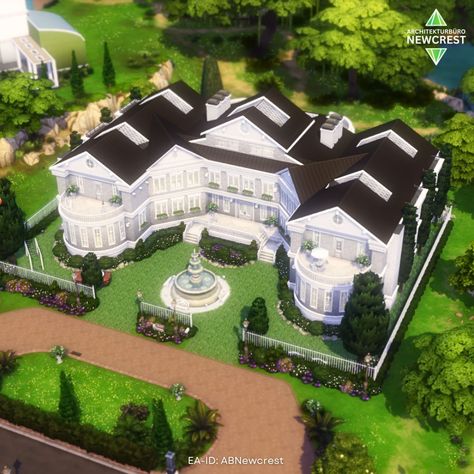 Sims 4 Basegame Mansion in the gallery now! 🎉 In my last story poll some of you asked if I could do a basegame house for the Sims. I have done a few smaller houses without any expansion packs. But not something as huge as this villa. So... welcome to the "Luxury Basegame Mansion"! This lot is: 🛋 Fully furnished 🍀 Functional & playtested 🏘 Basegame only, no packs ✅ No CC 📐 50x50 You can download it for free from the gallery. My EA-ID is ABNewcrest 🌿 #sims4basegame #thesims4 #lessims4 #los... Sims 4 Houses 50x50, Smaller Houses, Sims 4 Houses, The Sims4, My Last, The Gallery, The Sims, The Expanse, Small House