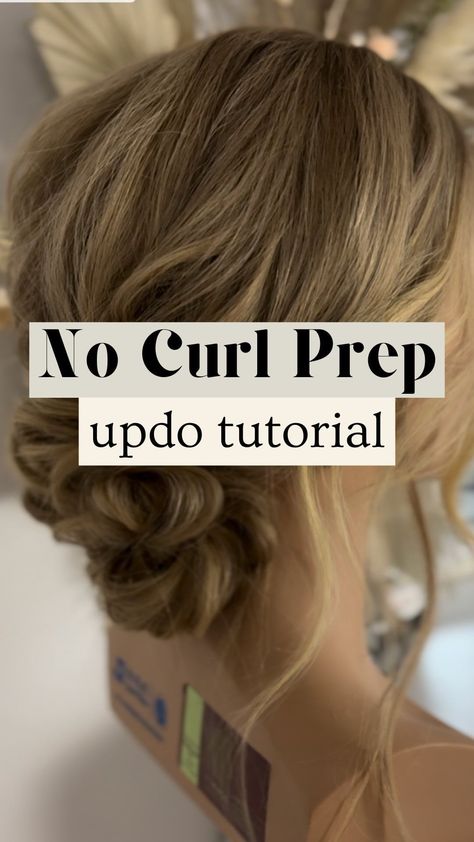 Jessica Gillette • Bridal Hair Education + Social Media Tips | ❌ No curl prep needed for this updo! Using topsy tails will give you a lot of texture and detail in your style and you won’t need to curl… | Instagram Hair Up Tutorial, Updo Videos, Straight Hair Updo, Bridal Hair Tutorial, Hair Education, Curled Updo, Updo Tutorial, Curly Hair Tutorial, Thick Curly Hair