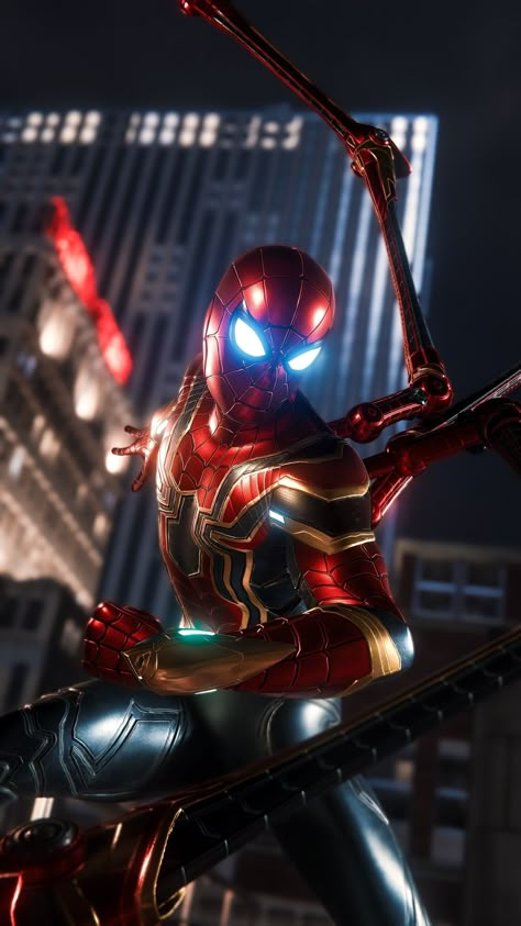 Spiderman Ps4 Wallpaper, Spiderman Tom Holland, Iron Spider Suit, Spiderman Tom, Spider Suit, Michelle Jones, Avengers Earth's Mightiest Heroes, Marvel Phone Wallpaper, Aesthetic Marvel