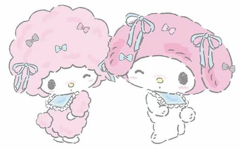 My Melody And Sweet Piano, Melody And Sweet Piano, Sanrio Icons, My Sweet Piano, My Melody Wallpaper, Fashion 2000s, Charmmy Kitty, Whisper Aesthetic, Sanrio Stuff