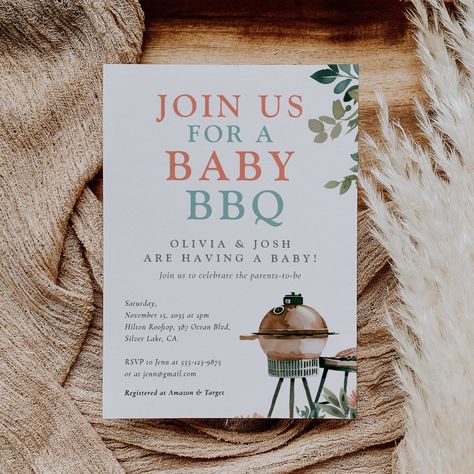 Baby Shower BBQ Gender Neutral Gender Neutral Baby Shower Ideas Summer, Baby Que Shower Ideas, Baby Bbq Shower Ideas, Couple Baby Shower Ideas, Babyque Shower Ideas, Baby Q Shower Ideas, Co Ed Baby Shower Ideas, Bbq Baby Shower Ideas, Coed Baby Shower Ideas