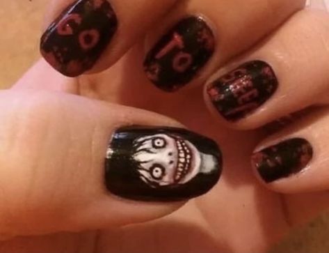 Zombie Nails, Punk Nails, Nail Polish Art, Really Cute Nails, Nail Ring, Nails Desing, Cute Nail Designs, Funky Nails, Makati