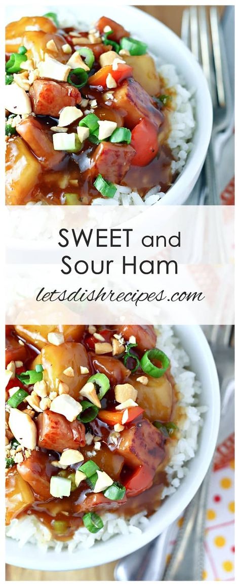 Sweet And Sour Ham, Cooking Ham In Crockpot, Cook Ham, Ham Dinner Recipes, Ham Leftovers, Ham Dishes, Cooked Ham, Ham And Potato Soup, Leftover Ham Recipes