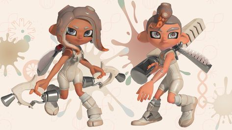 Octolings Splat Tim, Agent 8, Side Orders, Splatoon Memes, Side Order, Splatoon 2 Art, Squid Games, Silly Pictures, Splatoon