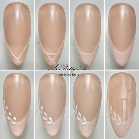 Nail Design Tutorial Step By Step, Quick Nail Art, Art Deco Nails, Nail Salon Design, Nail Techniques, Nail Designs Tutorial, Diy Acrylic Nails, Nail Art Techniques, Fancy Nails Designs