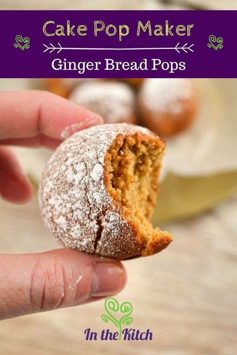 Babycakes Recipes, Babycakes Cake Pop Maker, Traditional Christmas Desserts, Baking Challenge, Cake Pop Maker, Butter Tarts, Cake Pop Recipe, Cookie Pops, Gingerbread Cake