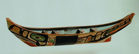 Anthropos Gallery - Northwest Coast Canoe, Pacific Northwest Coast Native American Art Canoe Pictures, Dugout Canoe, Canoe Building, Haida Gwaii, Northwest Coast, Canoes, American Indian Art, Painting Gift, The Pacific Northwest