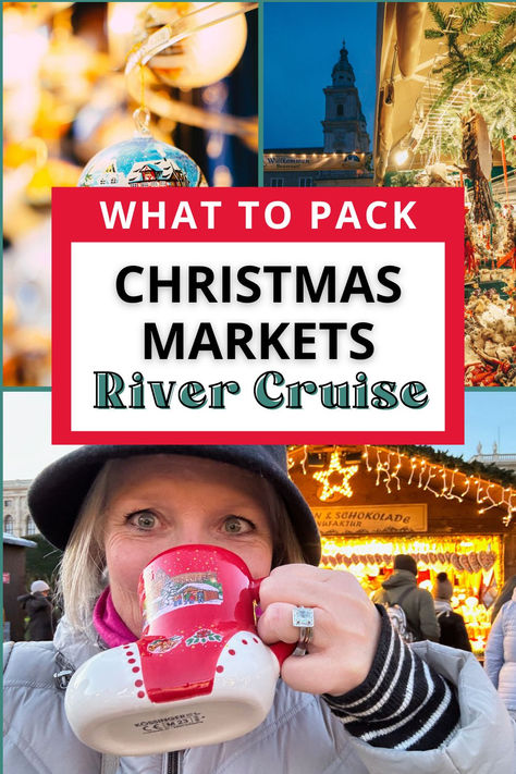 I spent months planning my packing list for our upcoming Christmas Markets River Cruise on the Danube, so I wrote this post to save you some time! Rhine River Christmas Market Cruise, What To Pack For A Winter River Cruise, Danube Christmas Market Cruise, Viking Christmas Market Cruise, Christmas Market Packing List, Winter River Cruise Outfits, Viking River Cruise Danube Christmas, Christmas Market River Cruise Packing List, Danube River Cruise Packing