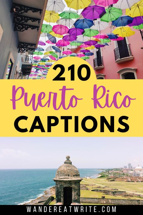 Looking for Puerto Rico captions for Instagram? Spice up your IG posts with these caption ideas for your next vacation to paradise. Whether it's funny puns, beach captions, or inspirational quotes, this list of the top Instagram captions about Puerto Rico has it all! //instagram captions about puerto rico | san juan puerto rico captions | puerto rico vacation caption | captions para puerto rico | puerto rico instagram caption ideas | puerto rico quotes Puerto Rico Quotes, Creative Instagram Posts, Puerto Rico San Juan, Rhyming Quotes, Cruise Quotes, One Word Caption, Vacation Captions, Short Captions, Antarctica Cruise