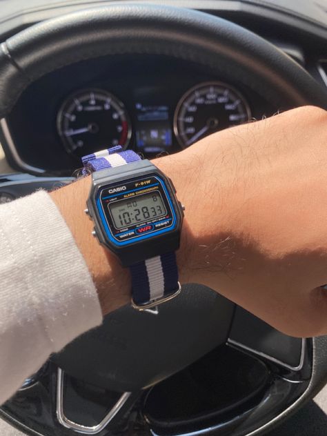 Casio F91W with nato strap! Casio F91w Nato Strap, Casio Nato Strap, Casio F91w, Dressing Ideas, Website Ideas, Nato Strap, Boyfriend Pictures, Cool Watches, Collage