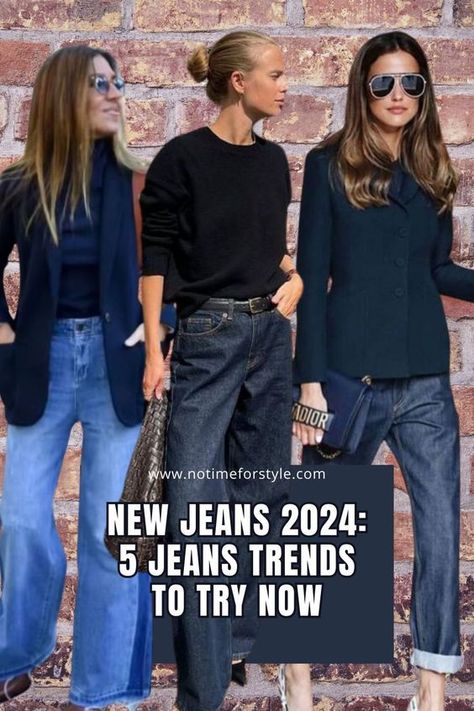 Step into style with our New Jeans 2024 collection! Discover 5 must-try trends that redefine denim fashion. From timeless classics to bold innovations, elevate your wardrobe with the latest in jeans fashion. Explore comfort and chic designs that cater to your unique style. #NewJeans2024 #DenimTrends #FashionForward #JeansStyle #TrendyWardrobe Women Street Style 2024, Jean Outfits 2024, Denim Street Style 2024, 2024 Jeans Style, Trendy Jeans Top Outfit, Classic Jeans Outfit, 2024 Jeans Trend, Spring Street Style 2024, Jeans 2024 Trends Women