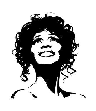 Ditto forever! Mayhem Poster, Houston Tattoos, Houston Art, Silhouette Stencil, Scroll Saw Patterns, Whitney Houston, Stencil Art, Silhouette Art, Celebrity Art