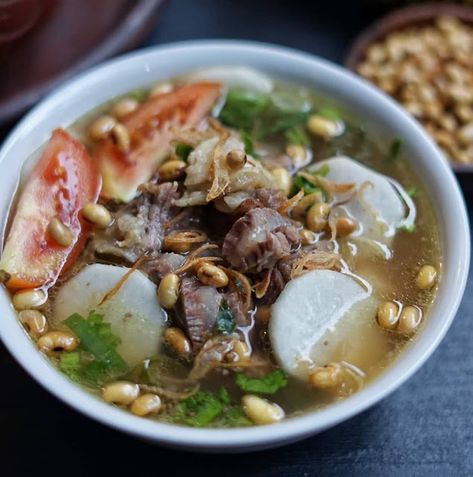 Soto Bandung, Culinary Recipes, Indonesian Food, Good Food, Cooking Recipes, Yummy Food, Ethnic Recipes