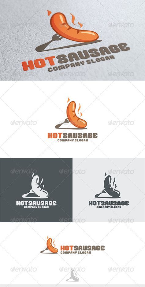 Hot Sausage Logo - Food Logo Templates Sausage Logo, Food Logo Inspiration, Cooking Logo, Hot Sausage, Food Logo Design, Food Logo, Pet Logo Design, Easy Work, Banner Template Design