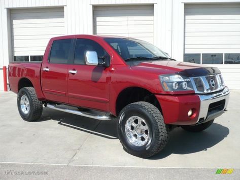 2006 Nissan Titan, Nissan Titan, Car Colors, Crew Cab, Photo Archive, Nissan, Suv Car, Red, Color