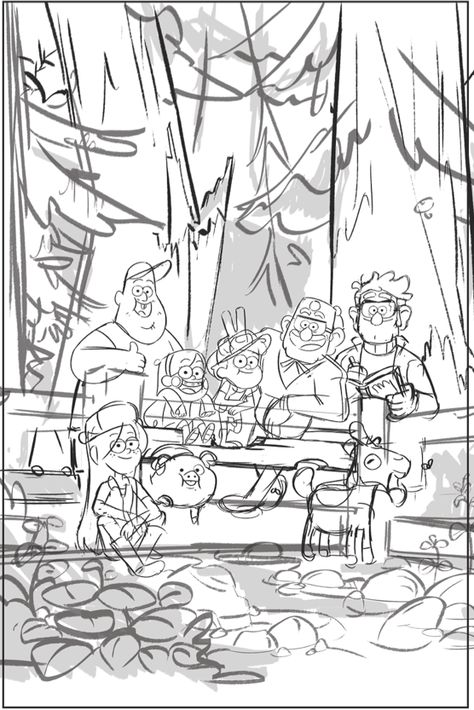 Gravi-Team Falls Fallen Tv Series, Gravity Falls Wiki, Dipper Y Mabel, Fall Tv, Gravity Falls Art, Storyboard Artist, Story Board, Environment Concept Art, Gravity Falls