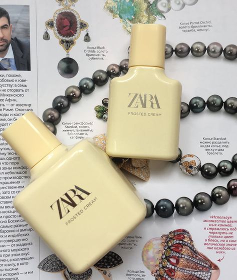 Zara Frosted Cream 2019 (EDP) Zara Fragrance, Zara Perfume, Zara Store, Cozy Restaurant, Pastel Theme, Fruity Cocktails, Pink Bottle, Fashion Life, Mandarin Orange