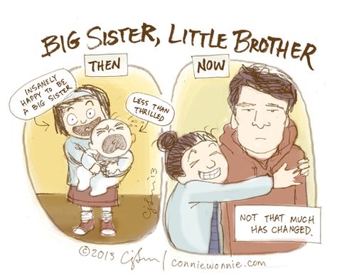 Connie to the Wonnie: Big Sister, Little Brother Younger Brother Quotes, Happy Birthday Little Brother, Sis Quotes, Brother Sister Quotes Funny, Bored Quotes, Rakhi Wishes, Big Sister Little Brother, Little Brother Quotes, Siblings Funny Quotes