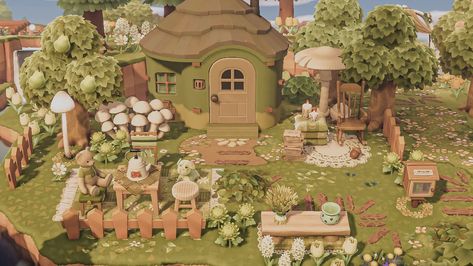 Acnh House Yard Ideas, Acnh Villager Yard Ideas, Acnh Normcore, Acnh Characters, Cottage Core Animal Crossing, Cottagecore Ideas, Cottagecore Animal Crossing, Acnh Cottagecore, Animals Crossing