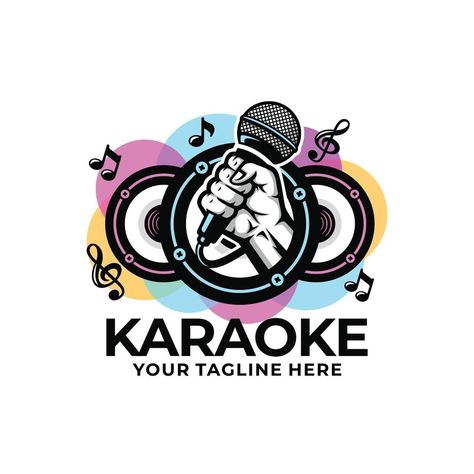 Karaoke logo design vector Karaoke Logo, Desain Signage, Logo Style, Letter Logo Design, Design Vector, Karaoke, Vector Art, Vector Free, Logo Design