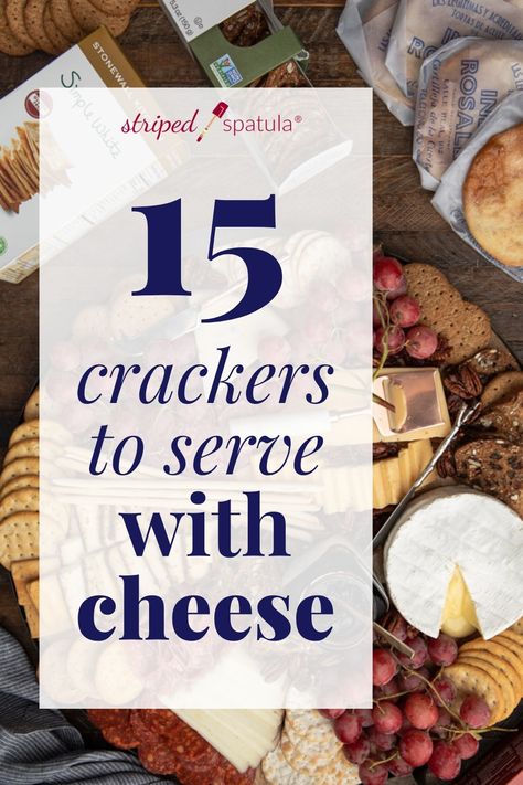 Every great cheese board deserves equally great crackers! Here are our picks for some of the best crackers for cheese, from small-batch artisan flatbreads, to supermarket classics, and gluten-free options. #cheeseboard #crackers Cheese And Cracker Platter, Cheese And Cracker Tray, Holiday Cheese Boards, Marinated Cheese, Stilton Cheese, Cheese Trays, No Cook Appetizers, Fontina Cheese, Cracker Recipes