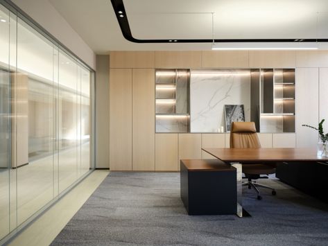 Ceo Office Design, Ceo Office, Management Office, Work Cafe, Architects Office, Vip Room, Glass Partition, Open Office, Office Snapshots