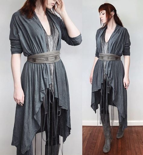 Galaxy's Edge Outfit, Sci Fi Dress, Sci Fi Outfit, Jedi Outfit, Strega Fashion, Star Wars Fashion, Star Wars Outfits, Medieval Clothing, Gandalf