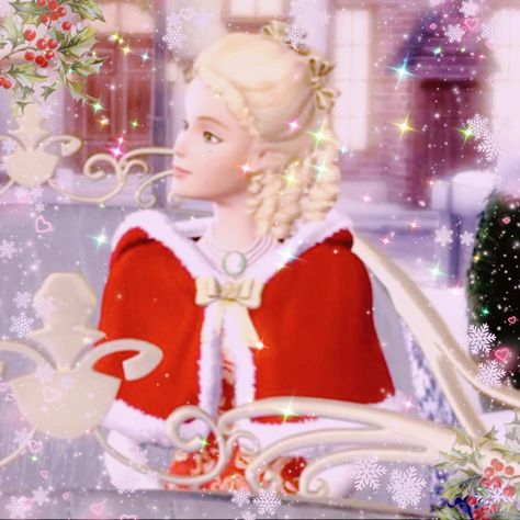 Barbie in a Christmas carol Barbie In A Christmas Carol, Matching Icons 3, Barbie Nutcracker, Icon Christmas, Barbie Christmas, Playlist Covers Photos, Barbie Barbie, Christmas Barbie, A Christmas Carol