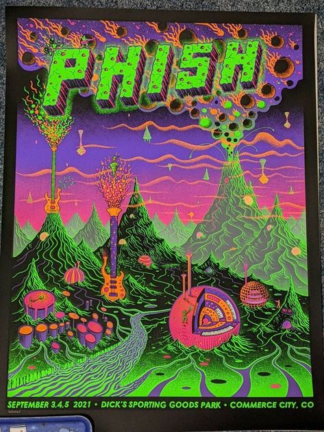 Party Time Quotes, Phish Posters, Trey Anastasio, Sea Of Stars, The Jam Band, Tin Metal, Retro Wall Decor, Phish, Identity Art