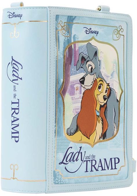 Disney Lady And The Tramp, Mini Mochila, Convertible Crossbody Bag, Loungefly Bag, Classic Book, Accessories Display, Loungefly Disney, Convertible Backpack, Lady And The Tramp