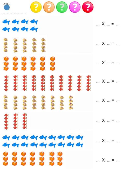 Multiplying by 2,3,4 &5 with Arrays Worksheets Column Addition, Array Worksheets, Rounding Decimals, Commutative Property, Properties Of Multiplication, Multiplying Fractions, Interactive Whiteboard, Visual Aid, Multiplication And Division