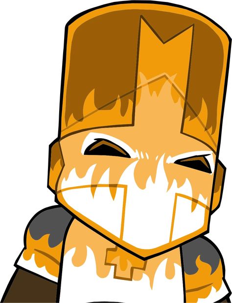 Castle Crashers: Orange Knight // Fire Knight (Alt without ... Fire Knight, Orange Knight, 1366x768 Wallpaper Hd, Castle Crashers, Fire Demon, Indie Game Art, Red Knight, Alien Ship, Green Knight