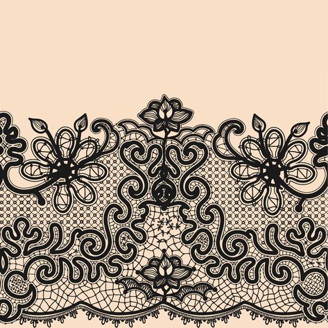 Art Nouveau Frame, Flower Stencil Patterns, Lace Tattoo Design, Template Frame, Lace Tattoo, Pattern Template, Frame Vector, Lace Doily, Embroidered Lace Fabric