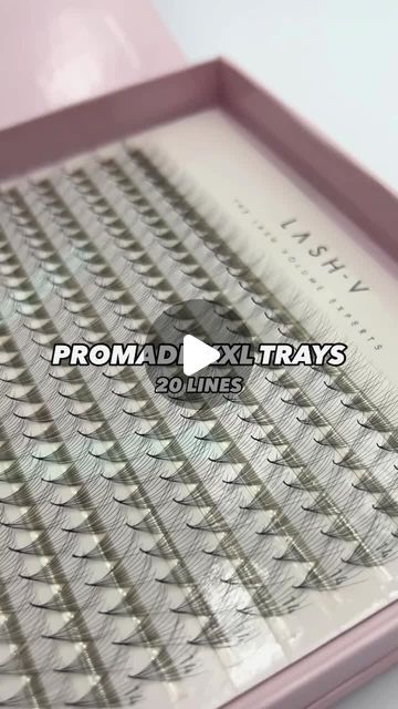 Our Promade XXL Trays are perfect for fast lashing and come in 3D-14D 20 line trays.

https://onevsalonpro.com/collections/mega-tray-promade

🎀 100% handcrafted premade volume fans with platinum silk blended into the highest quality of PBT
🎀 incredibly soft lashes available in 3D-14D
🎀 Fan base same thickness of a single lash
🎀 Lightest lash on the market
ㅤ
Stunning Full Volume set by our Ambassador @oohsheglam using our 10D 0.05 9-15mm Lash Inspiration, Soft Lashes, Volume Lash Extensions, Full Volume, Volume Lashes, Lash Extensions, Be Perfect, Blending, Lashes