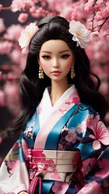 Barbie Fantasy Land on Instagram: "The most beautiful Japanese Barbie doll 💗💗💗 #japanesebarbie" Japanese Barbie, Moon 2023, Barbie Miss, Barbie Collector Dolls, Barbie Doll Clothing Patterns, Fantasy Land, Doll Diy Crafts, Realistic Dolls, Asian Doll