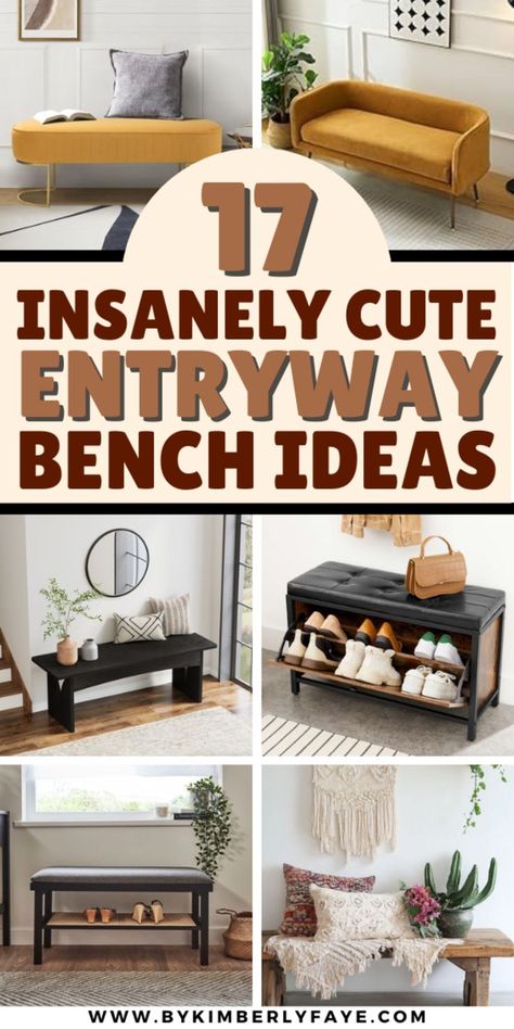 Cute Entryway Bench Ideas You Will Love House Entrance Ideas Entryway, Entryway Bench Modern, Cute Entryway, Entryway Ideas Modern, White Bench Entryway, Modern Entryway Bench, Entrance Ideas Entryway, Entryway Basket, Entryway Bench Ideas