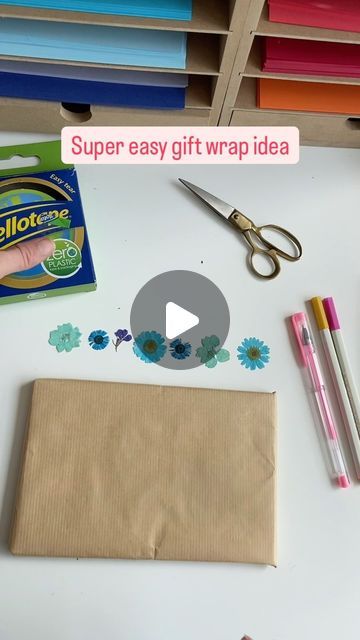 Emma West on Instagram: "Pressed flowers plus plastic-free tape equals the gift wrap of my dreams 🥰 Anyone else think this is possibly the simplest, most fun way to wrap gifts? 

If you’re new here, hello! 👋 I’m Emma, owner of Pogofandango, greetings card maker and paper fanatic. I love handwritten notes, snail mail, thoughtful gestures and beautifully wrapped gifts. If this sounds like your cup of tea, we’d love for you to join us! 

#giftwrapping #giftwrap #giftwrappingideas #giftwrappingskills #paperlover #paperaddict #stationeryaddict #stationerylove #papercrafts #greetingscards #giftideas #giftinspiration" Greeting Card Maker, Thoughtful Gestures, Wrapped Gifts, Simple Gift Wrapping, Paper Lovers, Handwritten Notes, Snail Mail, Cup Of Tea, Card Maker