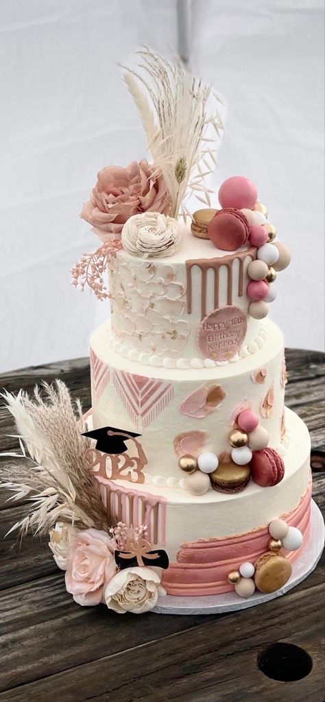 Boho Western Birthday Cake, Boho Cake Ideas Birthday, Western Birthday Cakes, 13 Birthday Cake, Boho Cake, Western Birthday, 16 Birthday Cake, Boho Birthday, Boho Theme